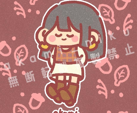商用利用もOK・ゆるくてシンプルなイラスト描きます 即日納品可！サイズ自由！シンプルで可愛い手描き風のイラスト イメージ1