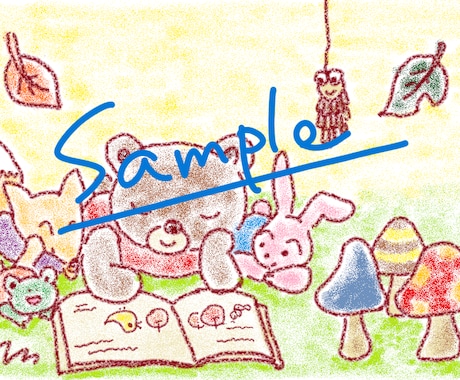 ゆるふわイラスト描きます ちょっとしたものでも何でも。データ・手描きお好みに応じます。 イメージ2