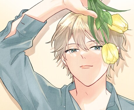 綺麗め男性キャラクター描きます SNSアイコン⭐︎動画のサムネイル⭐︎表紙や挿絵にぴったり！ イメージ1