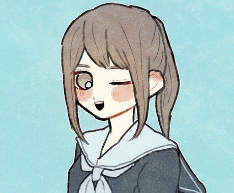 ゆるふわでかわいいSNSで使えるアイコンを描きます 始めたばかりなので最安値でお受けします イメージ2