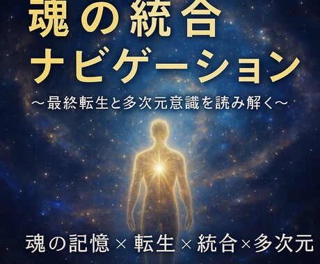 最終転生と多次元意識を読み解きます 〜魂の旅の終着点を知り、あなた本来の“光”へと還る〜 イメージ1