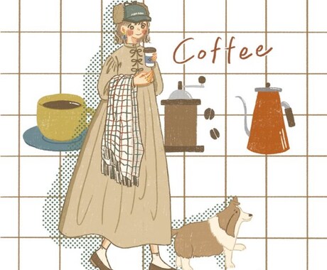 ほっこり色のカットイラストをお描きします これからチラシやマップなどを作ろうとしているあなたへ◎ イメージ2