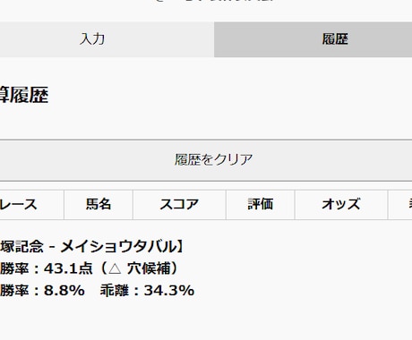 競馬の勝率を自動生成！誰でも簡単操作できます 最新AIが導く競馬予想の設計自動計算ツールを紹介 イメージ2