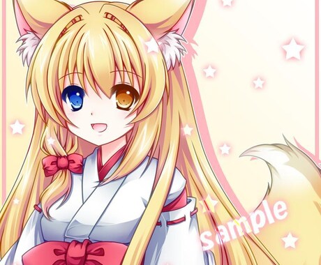 ツイッターなどのＳＮＳのアイコン画像描きます 限定１名様　1,000円にて描かせて頂きます。 イメージ1