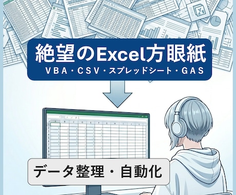絶望のExcel、私が救出します 結合だらけのデータ「Excel方眼紙」を自動化します イメージ1
