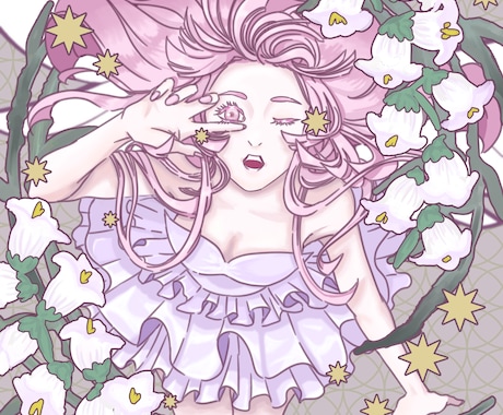 シンプルなイラストをかきます アニメイラスト風なシンプルなイラストを描きます イメージ1