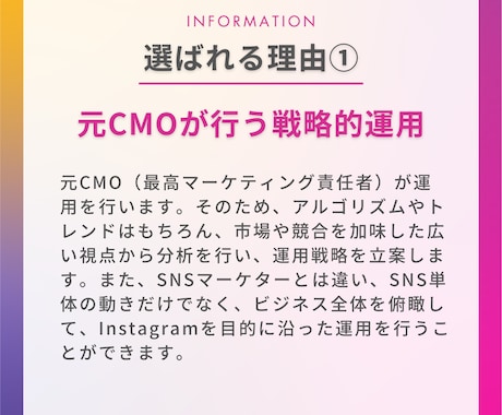 プロのマーケターがインスタを戦略的に運用します 本物の調査・分析力を駆使してInstagramの効果を最大化 イメージ2