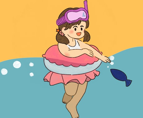 シンプルで可愛いイラストを作成します シンプルでかわいいイラストを作成いたします☺️ イメージ2