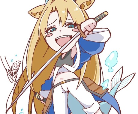 かわいいミニキャラ描きます アイコンやサムネイル素材として使えるミニキャラ描きます！ イメージ2