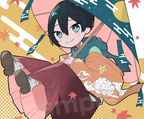 可愛いミニキャラお描きします 商用利用可・華やかなSDキャラをご提供いたします！ イメージ1