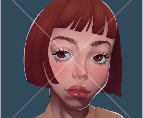 似顔絵を制作します ご要望のイメージに合わせてお描きします！ イメージ1