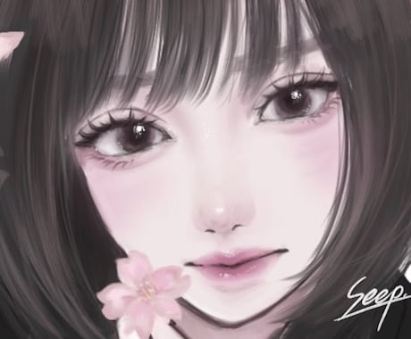 儚さの中にある美しさ｜オリジナルイラストを描きます イメージ1