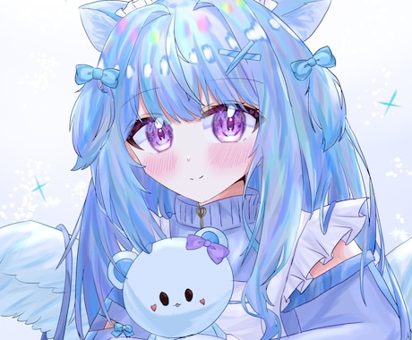 キラキラな可愛い女の子を描きます イメージ1