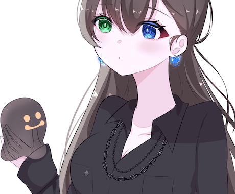 可愛い女の子かきます 単体絵やコテ同などの一次創作依頼を受け付けいます イメージ1