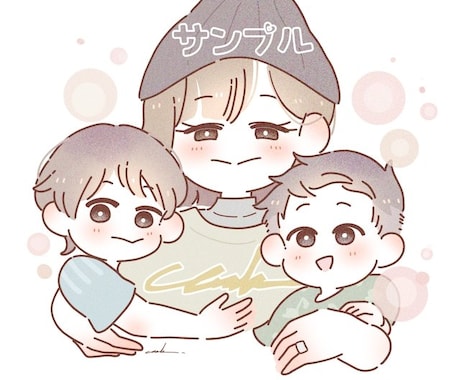 ゆるくて優しいあなただけのアイコンをお描きします SNSアイコンにピッタリ！プレゼントにもオススメ♪ イメージ2