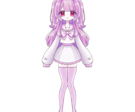 IRIAM用の立ち絵描きます キャラクターデザインから完成まで全てやります イメージ2