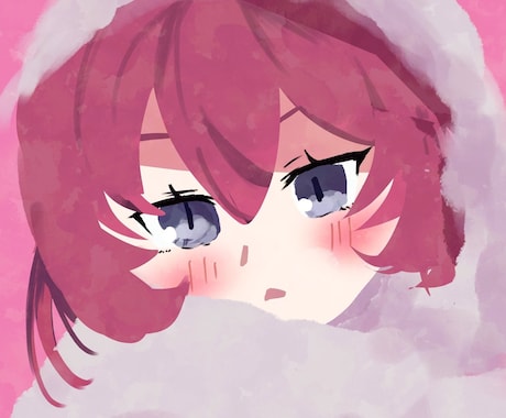 推しの照れ顔をバストアップで描きます あなたの推しやオリジナルキャラクターを、照れ顔で描きます✨️ イメージ2