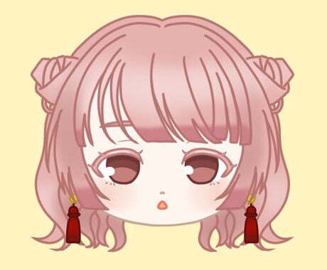 ゆるふわなミニキャラの顔を描きます 癒されるミニキャラ、アイコンやサムネにいかがですか？♡ イメージ2