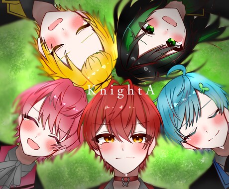 ミニキャラや二次創作イラストを提供致します 早く、クオリティーが高いイラストをご提供させていただきます！ イメージ2