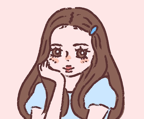 韓国風の今っぽい女の子描きます 低価格で可愛い女の子イラスト制作します イメージ2