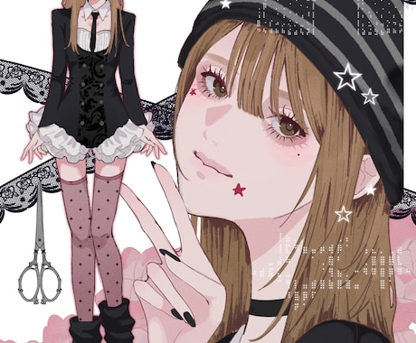 イラスト・アイコンを制作します 可愛い女の子を得意としています イメージ1