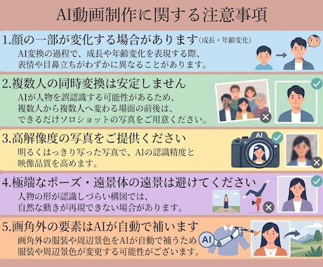 AIで思い出の写真を動かし、自然に成長させます 【業界初】AI×結婚式動画　髭男、ミセス他（楽曲相談可） イメージ2