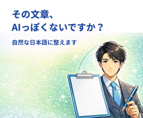 ChatGPT文章を自然な日本語にリライトします AIっぽさをなくし、読みやすく・伝わる文章に整えます イメージ1