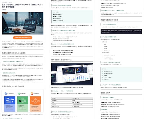 AIで月10万円でSEO記事量産｜図解込納品します 【SEO×AI】プロ品質の記事を10本10万円で制作します！ イメージ2