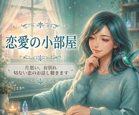 好きな人の気持ち、気になる恋の行方、不安聴きます 片思い・復縁・複雑な恋愛も◎まずは吐き出してみて。 イメージ1
