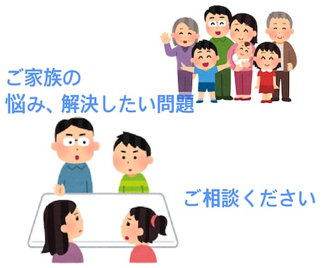 家族療法、チャイルドカウンセラーがお悩み聴きます いじめ、不登校、進路など、色々お話しください。 イメージ1