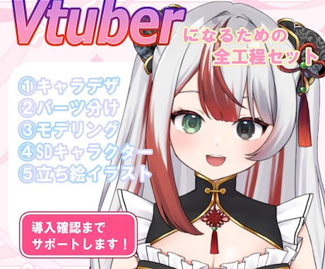 限定割引有！Live2dモデリング作成します あなたの理想のモデルを作成します！ イメージ1
