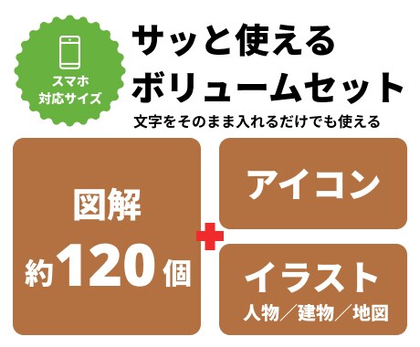 ブログ図解！CANVAテンプレート120種あります 本当に必要な図解だけ！ブログ・SEO歴14年のプロが制作！ イメージ2