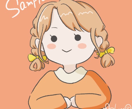 ほんわかゆるっとしたSNS用アイコンを描きます イメージ1