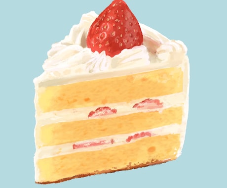 食べ物のイラスト作成いたします 写実な食べ物イラストを作成します。 イメージ1
