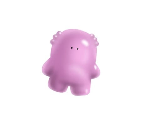 ぷっくりかわいいシンプルなイラスト描きます イメージ1