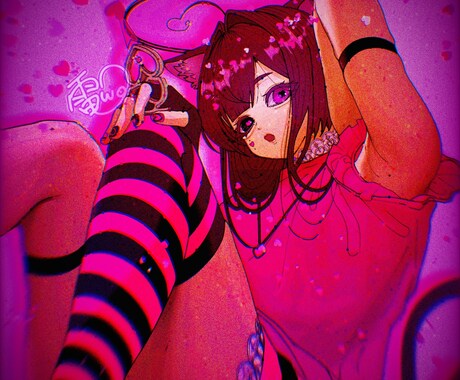 人物1枚絵お描きします MVやサムネ、あなただけの特別なイラストを今すぐに！ イメージ2