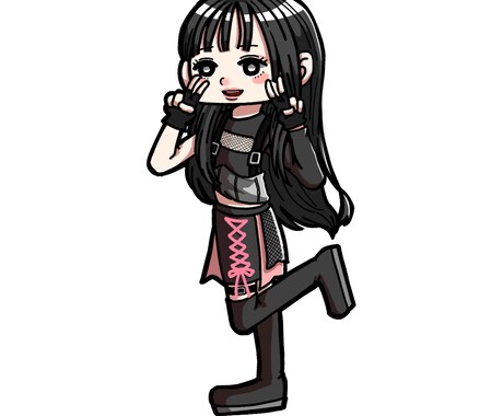 簡単可愛いイラスト描きます お友達や恋人との写真、アイドルや推しをイラストに! イメージ2
