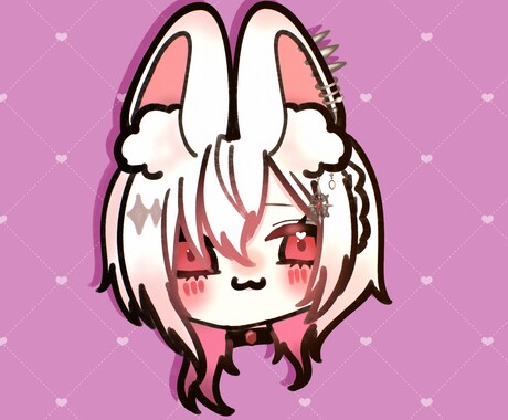 アイコン向け！ミニキャライラストお描きします ポップでかわいいミニキャラをお描きします！最短翌日納品！ イメージ2
