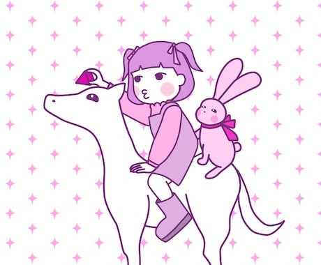 世界観までつくる女の子イラスト制作します イメージ1