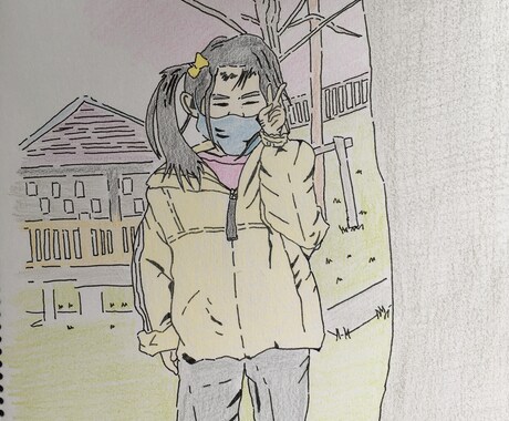 心温まるイラストを提供します お家時間が長い今、お部屋に心温まる絵を飾ってみませんか？ イメージ2