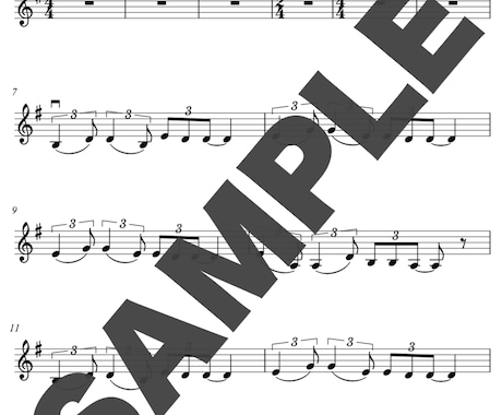 オーダー楽譜⭐︎デモ音源付き　楽譜作成　耳コピ ピアノ 楽譜オーダー♪耳コピ 作成