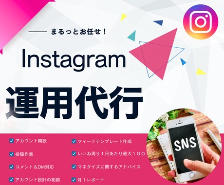 Instagram本気で１ヶ月運用代行します インスタ運用★実績あるプロに丸投げでOK！ イメージ1
