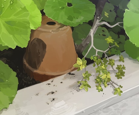 商用利用可　一枚絵・風景イラストの制作承ります 動画サムネ、背景、ヘッダー、小説の挿絵などに！ イメージ1