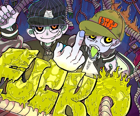 イラスト作成します 音楽活動、YouTubeをしているあなたに!! イメージ2