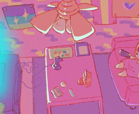 イラスト描きます ダークでポップな絵を描くのが得意です イメージ2