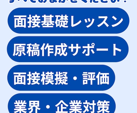 転職成功率UP！プロによる模擬面接×原稿作成します 現役エージェント×元採用担当が面接対策&事前準備サポート！ イメージ2