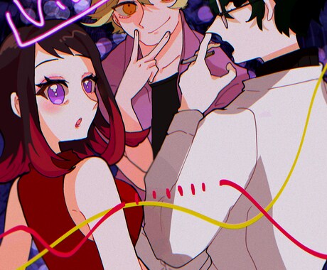 カートゥーンチックな彩度高めのイラストを描きます 他にない独特なイラストはいかがですか イメージ2