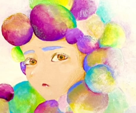 最安値で夢かわいいアイコンを描きます 推しとのツーショットアイコンや推し事の夢かわいい絵を描きます イメージ2
