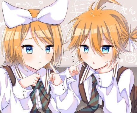 アイコンor1枚絵イラスト描きます 可愛い系の絵柄でSNSアイコン、1枚絵など イメージ1