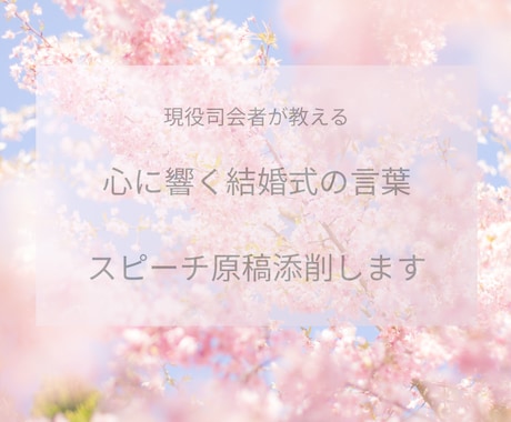 現役司会者が心に響くスピーチ、司会原稿作成します プロの言葉で感動を届けたい方へ。心に残る一言を作成します。 イメージ2
